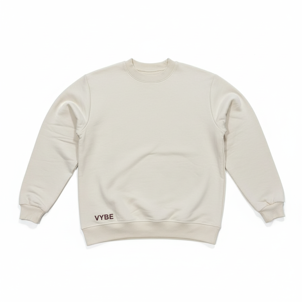Calm Sweater مع لوجو بورجاندي